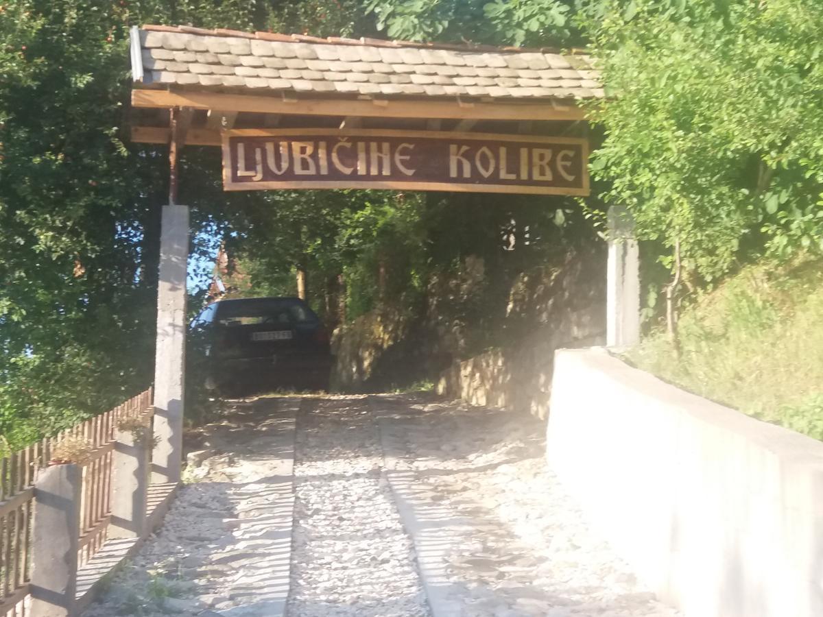 Chalet Ljubicine Kolibe Golubinje Eksteriør billede